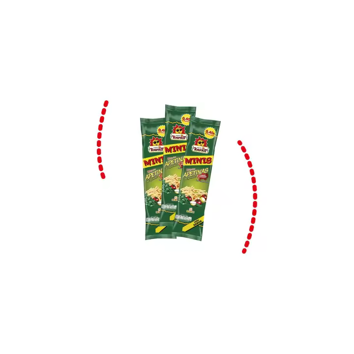 Tosfrit Aperitivos: Apetinas de Patata con Sabor Ketchup - Elige el tamaño - Sin gluten - 1