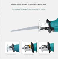Tecnología Alemana】High Power Lithium Ion Chainsaw - Cordless Reciprocating Saw Handheld Electric Saw Outdoor Cutting Saw Portable Chainsaw Multi-scenario Applicable (Carpentry/Metal/Arbor). - details 0