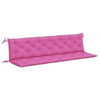 vidaXL Cojines para banco de jardín 2 uds tela 200x50x7 cm Color Crema,  Azul y blanco,  Verde y rosa y mas Cojín Decorativo de Asiento Cojines de muebles de salon - details 0
