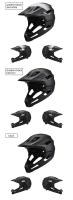 Casco De Motocicleta Para Off-Road Bicicleta Downhill MX DH ATV MTB Seguridad Anti-Colisión Transpirable Unisex Material PC Peso 790g - details 13