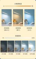 Lámpara De Lectura LED Con Doble Cabeza Luz De Estudio Protección Ocular Para Dormitorio Y Sala De Estar Con Clip Luz De Escritorio - details 8