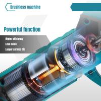 tijeras de podar eléctricas sin escobillas, podadora de árboles frutales, bonsái, recargable, 2 engranajes, bateríaFor  Makita de 18V, 30mm， tijeras,Con pantalla digital - details 9