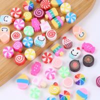 1 Pack De 30/100 Piezas De Arcilla Polimérica Para Mujer En Forma De Estrella Fruta Flor Corazón Y Con Cuentas Para Creación De Joyería DIY Pulseras Collares - details 3