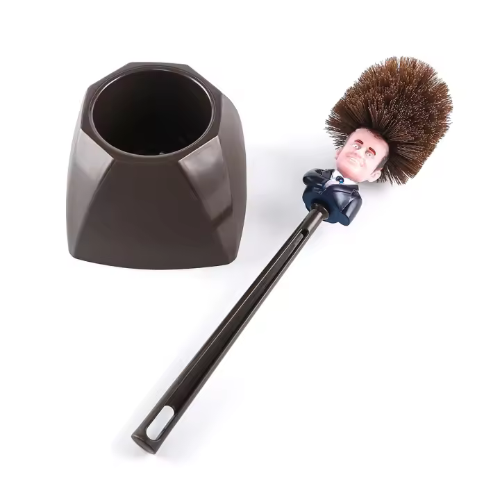Escobilla de baño de cerdas suaves para limpieza profunda de baño, plástico, pinsel, 36 8 cm/14,17 3,14 pulgadas - 1