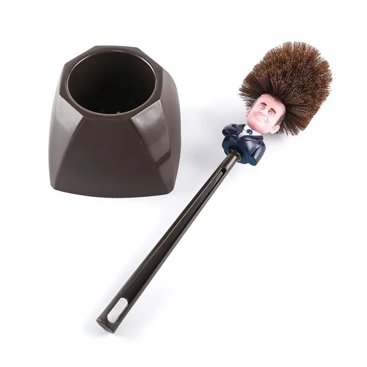 Escobilla de baño de cerdas suaves para limpieza profunda de baño, plástico, pinsel, 36 8 cm/14,17 3,14 pulgadas - 1