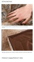 Manta De Peluche Imitación De Zorro Doble Capa Suave Y Cálida Para Decoración Del Hogar Y Sofá Cubierta De Cama Manta De Piel De Mink Para Adultos - details 8