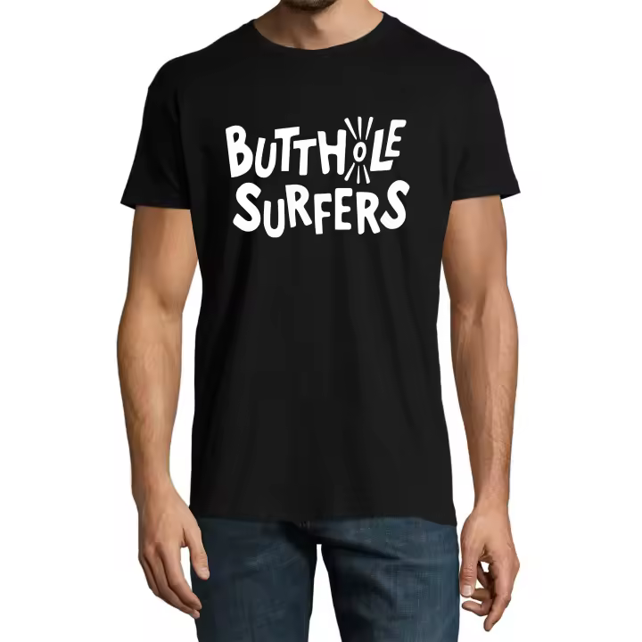 Butthole Surfers - Camiseta / Logo - Grupo de música Rock americano - Unisex algodón Premium - 1