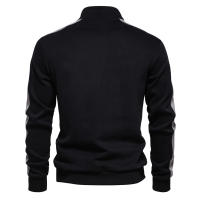AIOPESON Chaqueta De Algodón Y Poliéster Para Hombres Con Cuello Alto Y Cierre De Cremallera Casual Ligera Para Otoño E Invierno - details 11