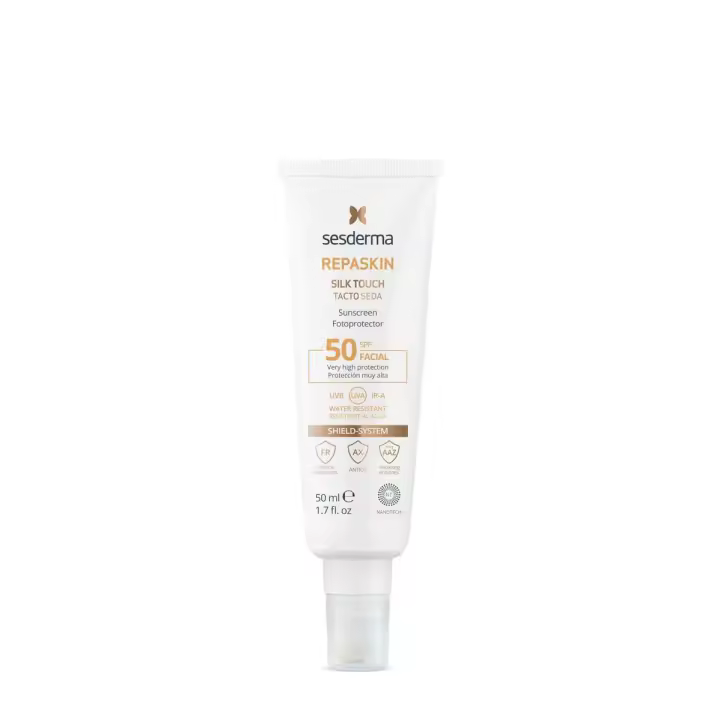 Sesderma repaskin fotoprotector facial toque seda spf 50 50 ml - 1