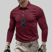 Camiseta Deportiva De Hombre Con Cuello En V Y Manga Larga Para Fitness Y Senderismo Quick-Dry Camiseta De Verano Para Hombres - details 2