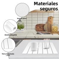 Alfombrilla De Secado De Cocina Plegable Absorbente Antideslizante Para Tazas De Café Accesorios De Cocina Ecológicos De Piedra - details 5