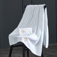 Juego De Toallas De Baño 2 Piezas Algodón Blanca Con Bordado De Letras Talla 33*74cm Toalla De Mano Y Toalla De Baño Regalo Para Hombres Y Mujeres - details 8