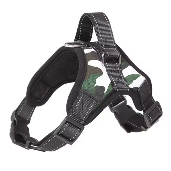 Harnés Ajustable Para Perros De Todas Las Tallas Con Correa Reflectante Correa De Entrenamiento Al Aire Libre Para Pequeños Medianos Y Grandes - 1