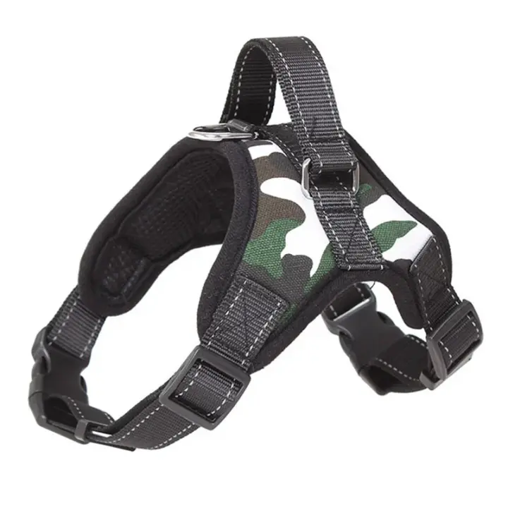 Harnés Ajustable Para Perros De Todas Las Tallas Con Correa Reflectante Correa De Entrenamiento Al Aire Libre Para Pequeños Medianos Y Grandes - 1
