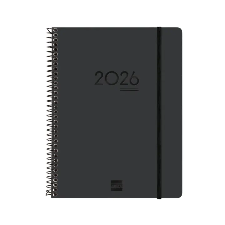 Finocam - Agenda Ikon 16 Meses 2025 2026 Negro Septiembre 2025 - Diciembre 2026 (16 meses) Internacional - 1