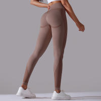 Mallas de Yoga de nailon para mujer, pantalones deportivos de cintura alta, elásticos, ajustados, transpirables, para entrenamiento - details 22