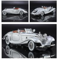 Mercedes-Benz 500K Clásico De 1:24 En Metal Con Sonido Y Luz Juguete De Coche Para Niños Regalo De Cumpleaños Coleccionable - details 15
