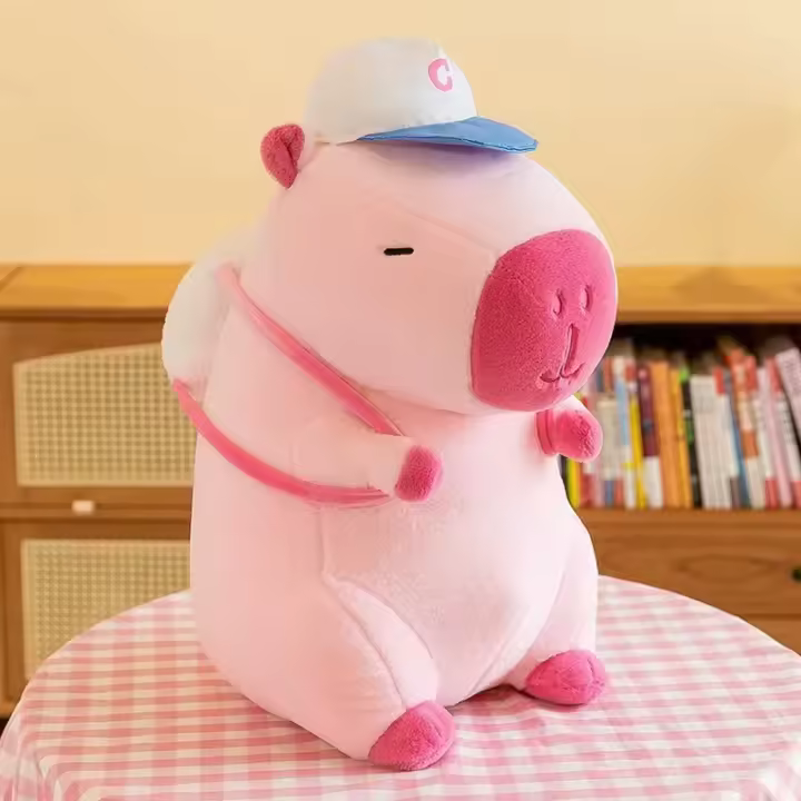 Muñeco De Peluche Capibara De 23cm Simulación Anime Peluche Suave Juguete Para Niños Y Adultos Regalo De Navidad Y Agradecimiento - 1