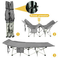 Cama de camping Plegable 190x67x35cm Cama de camping Tumbona de camping Cama de invitados plegable - details 1