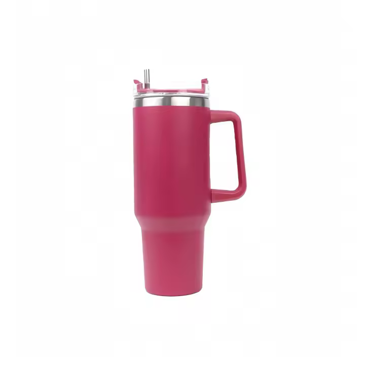 MAXHOME-Termo de vacío de Maple inoxidable con pajita, Taza de viaje Térmica de café para el Coche, botella de Agua al Aire libre.1200ml - 1