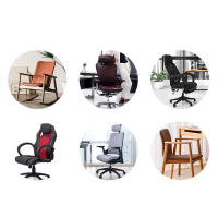 Almohadilla De Apoyo Para Codos De Silla De Oficina 1PC Cojín De Soporte Con Núcleo De Espuma De Memoria Para Sofá Y Silla De Juego En Casa Material Poliéster/Celulosa - details 7