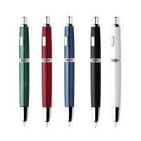 MAJOHN A1 Pluma Fuente Retráctil De Metálico Negro Mate Con Nib EF 0.4mm Para Estudiantes Y Regalos Incluye Convertidor - details 10