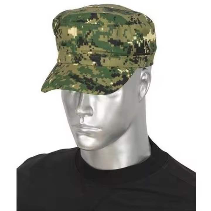 Gorra camuflaje pixel verde - 1