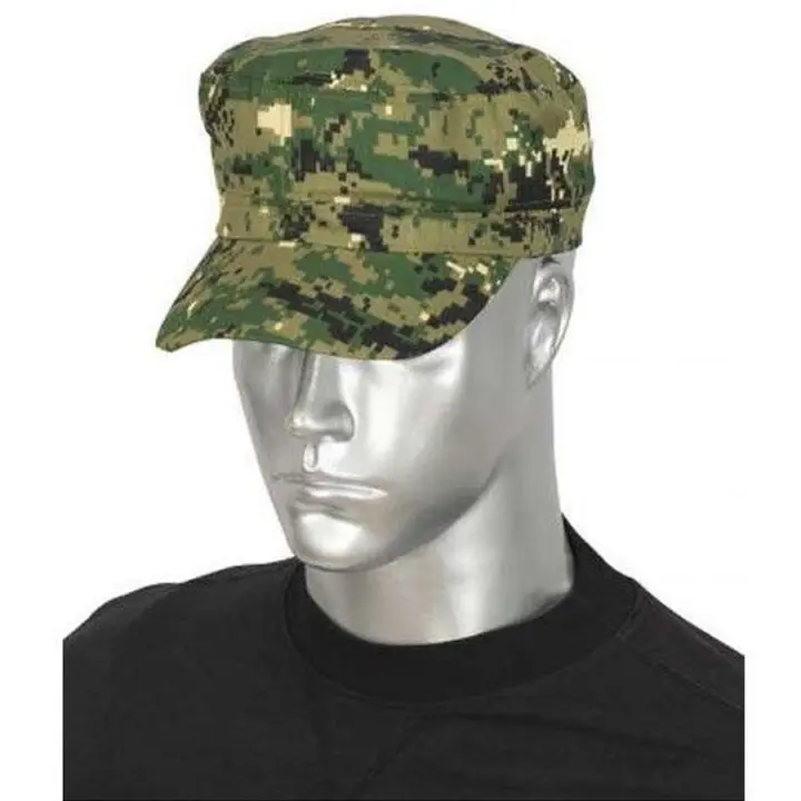 Gorra camuflaje pixel verde - 1