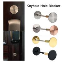 Bloqueador De Puerta De Madera Con Bloque De Seguridad Antirrobo Cubierta Decorativa Para Agujero De Cerradura Galvanizada Herramienta De Reparación Para Hogar - details 0