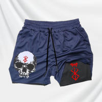 Shorts Deportivos Casuales De Verano Para Hombres Con Doble Capa Y Patrón Impreso Talla S-2XL Funcionalidad Multi-Funcional - details 1