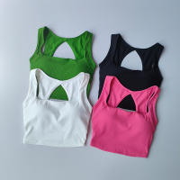 Sudadera Deportiva Para Mujer Push up Fitness Yoga Transpirable Running Vest Gimnasio Wear Top Tubo Bra Female Deporte Top - details 16