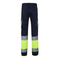Velilla 303007 Pantalón de Alta Visibilidad 100% algodón, Bicolor y Multibolsillos - details 2
