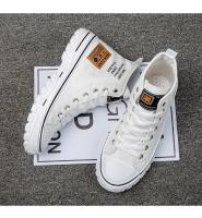 Zapatillas De Lona Vulcánicas Clásicas Para Hombres Y Mujeres Con Plataforma Alta Y Punta Abierta Moda Transpirable Y Cómodas Deportivas Coreanas - details 15