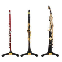 Soporte De Flauta Clarinete Oboe Soprano Saxofón Recto Plegable Portátil Trípode Accesorios Para Instrumentos De Viento IRIN - details 1