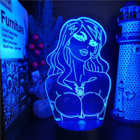 Lámpara LED De Ilusión 3D Anime Fullmetal Alchemist Cambio De Color Para Decoración De Habitación Infantil Luz Nocturna De Mesa - details 9