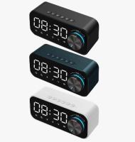 Reloj Despertador with Radio Digital, Altavoz with Bluetooth, Pantalla LED de Hora y Alarma y surface de Espejo para escritorio - details 1