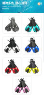 Aletas de silicona para snorkel, entrenamiento para adultos y niños, portátiles, cómodas, antideslizantes, equipo de natación, aletas de buceo. - details 2