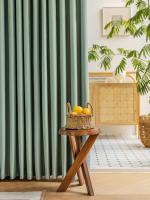 Cortinas De Matcha Con Perforaciones Para Bloquear La Luz Nuevas Para Dormitorio Sala De Estar Balcón Ventanas Bayas Sencillas De Sombreado - details 2