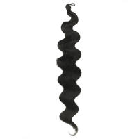Extensiones De Cabello Sintético Body Wave 24 Pulgadas Naturales Para Mujer Hilo De Braided Textura Fibras De Alta Temperatura Paquete De 1 Strands - details 1