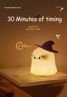 Lámpara De Silicona Suave Para Halloween Decoración De Ambiente De Habitación Fantasma Demonio Kiwi Bird Mago Luz Nocturna LED Recargable Forma De Calabaza - details 16