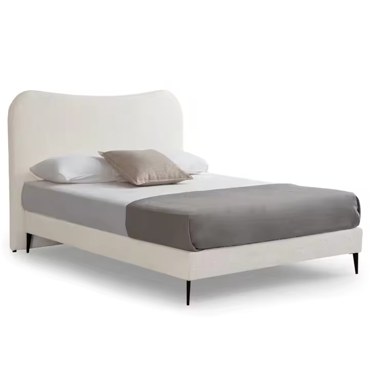 Cama Naxos con Cabecero incluido - Opción Base Fija o Canapé Abatible - 1