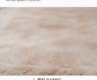 Alfombra Redonda De Peluche Suave Para Sala De Estar Decoración De Hogar Dormitorio Sala De Niños Estilo Moderno Tapete Grueso De Pelo - details 17