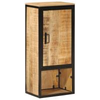 vidaXL Mueble de baño madera maciza de mango y hierro 40x27x90 cm - details 6