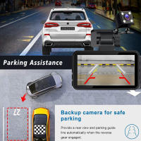 Cámara De Interior Wifi 3 Canales 1080P Para Coche DVR Grabadora De Vídeo Negocio Negro Con Lente Para Cabina Y Parking Monitor - details 8