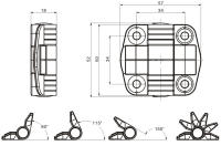 Resorte Ajustable De Nylon Pequeño Para Puerta Miniatura En Plástico Negro Distribución De Caja De Armario Industrial Resorte De Dampening Para Puerta De Armario - details 0