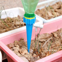 Dardos De Riego Automáticos Para Plantas En Macetas Herramientas De Jardín Y Estufa Con Regulador De Flujo De Agua Tamaño Aproximado 13.5*3cm Color Verde Y Azul - details 4