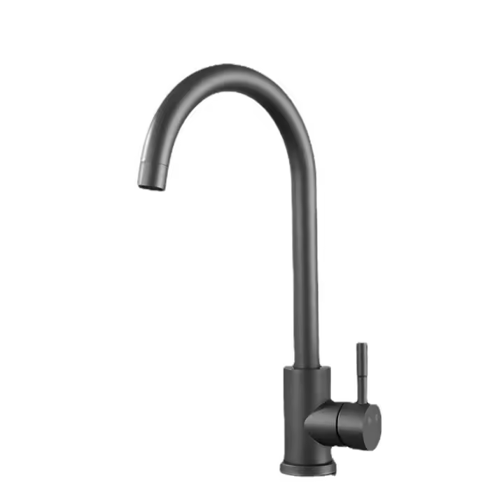 Grifo de Cocina, cóctel Monomando de fregadero, Maple, Negro - 1