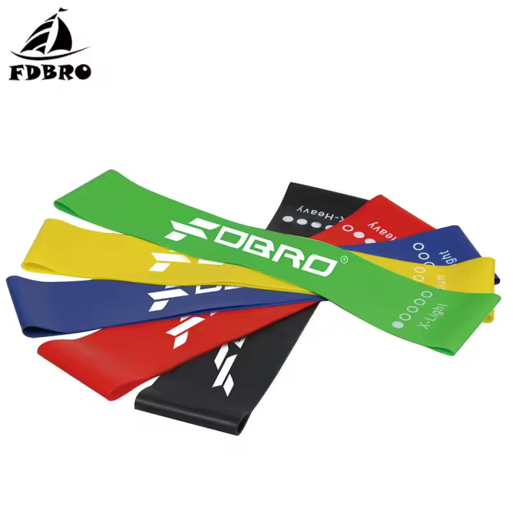 Set De 5 Bandas De Resistencia Para Yoga Y Pilates Equipamiento De Fitness De Entrenamiento Elasticas Adecuado Para Hombres Y Mujeres - 1