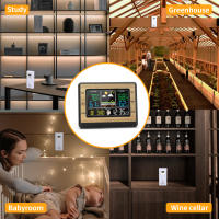 Estación Meteorológica Inalámbrica Con Pantalla Color De 6 Pulgadas Termómetro Digital Para Interior Y Exterior Previsión Del Clima Y Temperatura - details 6