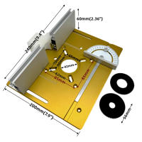 Placa De Inserto Para Mesa De Router De Aleación De Aluminio Herramienta Auxiliar De Grabado Y Trimmig Para Mecánica De Madera Y Bench Carpentry - details 1